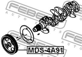 Купить запчасть FEBEST - MDS4A91 