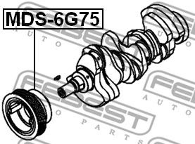 Купить запчасть FEBEST - MDS6G75 