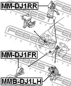 Купить запчасть FEBEST - MMDJ1RR 