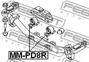 Купить запчасть FEBEST - MMPD8R 