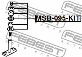Купить запчасть FEBEST - MSB095KIT 