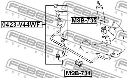 Купить запчасть FEBEST - MSB735 