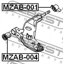 Купить запчасть FEBEST - MZAB004 