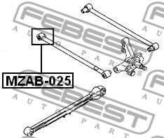 Купить запчасть FEBEST - MZAB025 