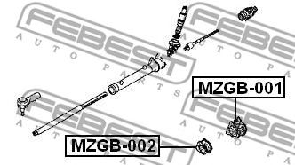 Купить запчасть FEBEST - MZGB002 