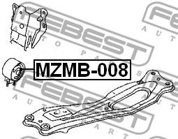 Купить запчасть FEBEST - MZMB008 