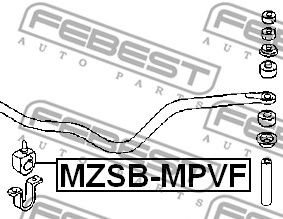 Купить запчасть FEBEST - MZSBMPVF 