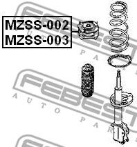 Купить запчасть FEBEST - MZSS003 