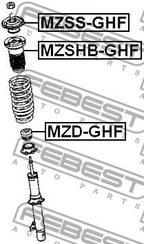 Купить запчасть FEBEST - MZSSGHF 