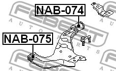 Купить запчасть FEBEST - NAB075 