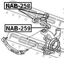 Купить запчасть FEBEST - NAB258 
