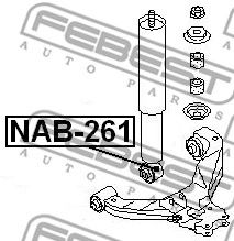 Купить запчасть FEBEST - NAB261 