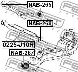Купить запчасть FEBEST - NAB267 