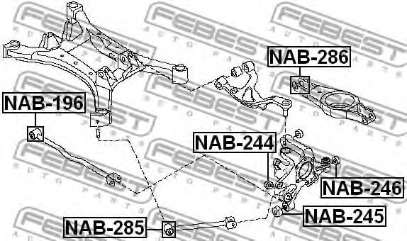Купить запчасть FEBEST - NAB285 