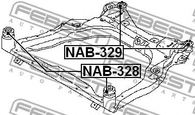 Купить запчасть FEBEST - NAB329 