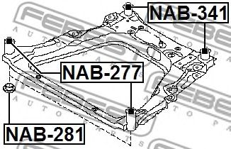 Купить запчасть FEBEST - NAB341 