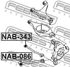 Купить запчасть FEBEST - NAB343 