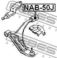 Купить запчасть FEBEST - NAB50J 