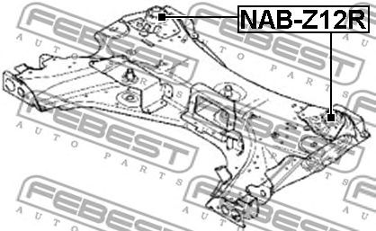 Купить запчасть FEBEST - NABZ12R 