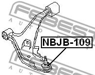 Купить запчасть FEBEST - NBJB109 
