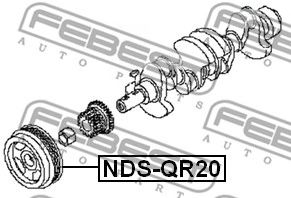 Купить запчасть FEBEST - NDSQR20 