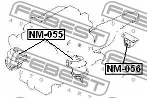 Купить запчасть FEBEST - NM055 