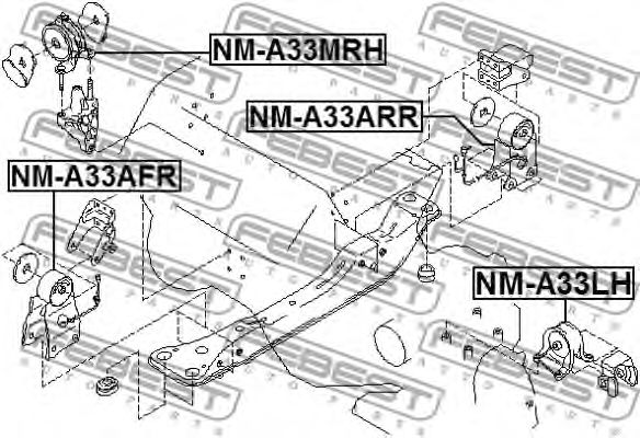 Купить запчасть FEBEST - NMA33LH 