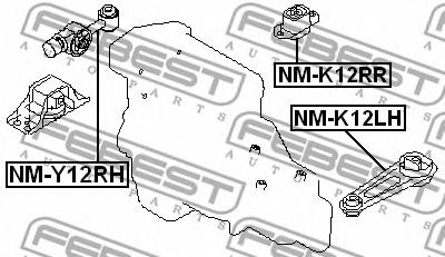 Купить запчасть FEBEST - NMY12RH 