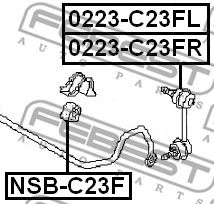 Купить запчасть FEBEST - NSBC23F 
