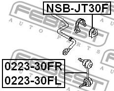 Купить запчасть FEBEST - NSBJT30F 