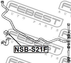 Купить запчасть FEBEST - NSBS21F 