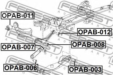 Купить запчасть FEBEST - OPAB007 