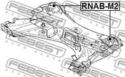 Купить запчасть FEBEST - RNABM2 