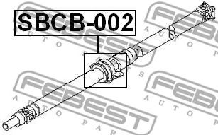 Купить запчасть FEBEST - SBCB002 