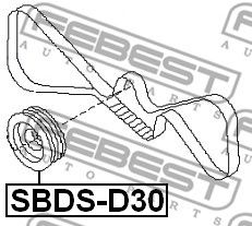 Купить запчасть FEBEST - SBDSD30 
