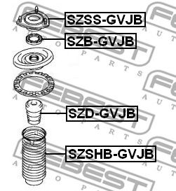 Купить запчасть FEBEST - SZDGVJB 