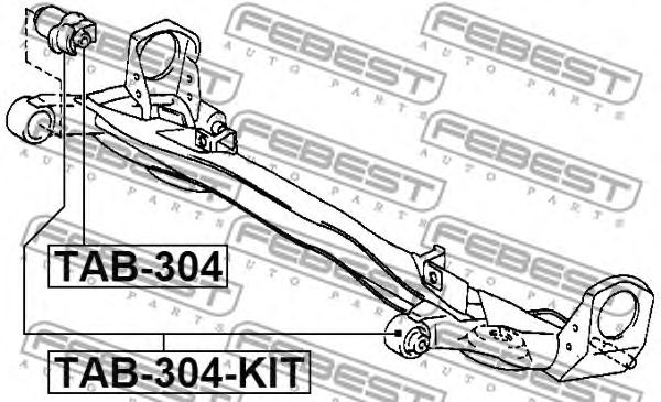 Купить запчасть FEBEST - TAB304KIT 