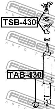 Купить запчасть FEBEST - TAB430 
