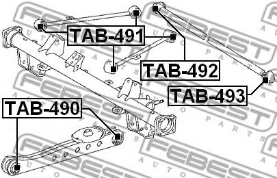 Купить запчасть FEBEST - TAB491 