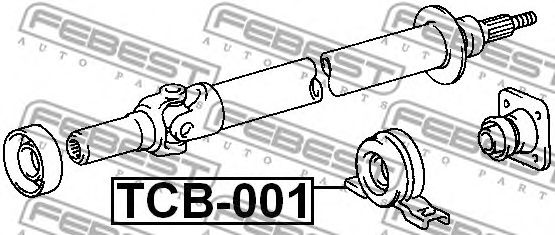 Купить запчасть FEBEST - TCB001 