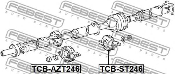 Купить запчасть FEBEST - TCBAZT246 