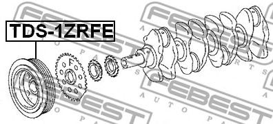 Купить запчасть FEBEST - TDS1ZRFE 