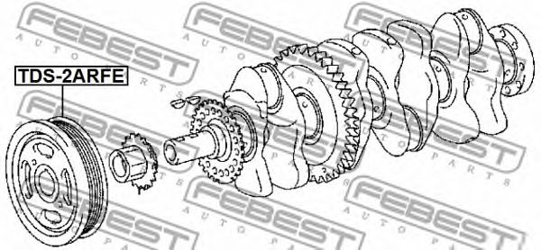 Купить запчасть FEBEST - TDS2ARFE 