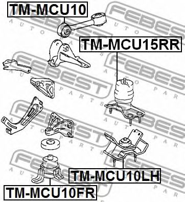 Купить запчасть FEBEST - TMMCU10LH 