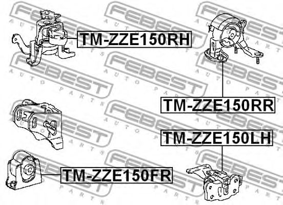Купить запчасть FEBEST - TMZZE150RH 
