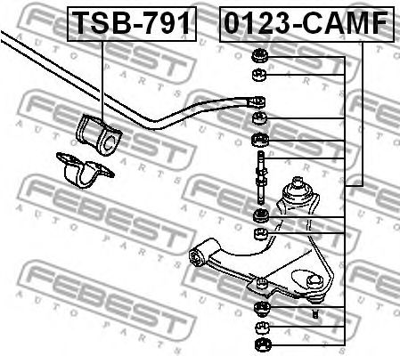Купить запчасть FEBEST - TSB791 