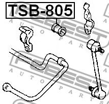 Купить запчасть FEBEST - TSB805 