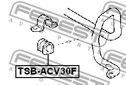 Купить запчасть FEBEST - TSBACV30F 