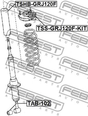 Купить запчасть FEBEST - TSSGRJ120FKIT 