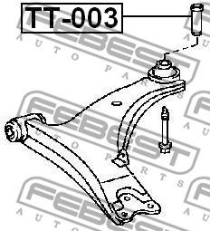 Купить запчасть FEBEST - TT003 